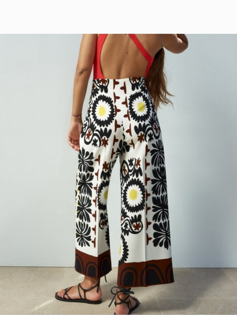 Zara Print Culottes, M - Picture 2 of 4